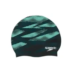SPEEDO - Gorro Natacion Printed Verde Azulado