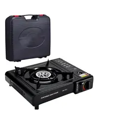 GENERICO - Cocina Portatil a Gas de 1 Hornilla  para Camping con Maleta