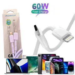 ROMAX - Cable iPhone Tipo C a Lightning 1M