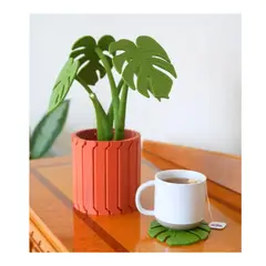 GENERICO - Posa Vasos Centro De Mesa Con Extensor Para Muebles Estilo planta