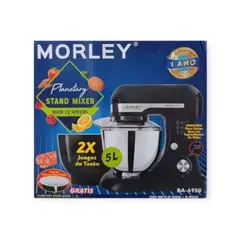 MORLEY - BATIDORA PLANETARIO 2500W CON DOBLE TAZON 5LT 12 VELOCIDADES