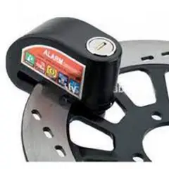 GENERICO - Candado De Disco Para Moto Bicicletas Con Alarma Antirrobo