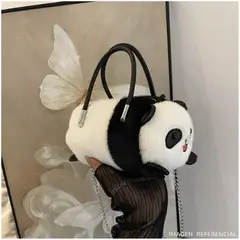 INSPIRA - Bolso Cartera Capibara Panda Kawaii Niños y Niñas de Felpa