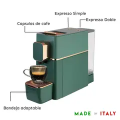 EXPRESSO DUE - Máquina de café Expreso Italiana I Verde