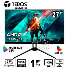 TEROS - Monitor TEROS 27 FHD IPS 100Hz 1ms FreeSync HDMIVGA VESA