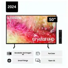 SAMSUNG - Televisor de 50" Smart Tv 4K UHD Tizen OS 2024 50DU7000