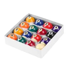 GENERICO - Juego de Bolas de Billar Pool Reglamentario 16 Und.