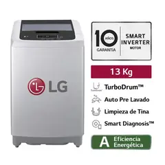 LG - Lavadora 13KG TurboDrum Smart Motion WT13DPBK Gris