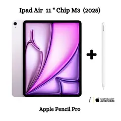 APPLE - Nuevo iPad Air 11 Chip M3 WiFi 128GB - Purple (2025) + Pencil Pro