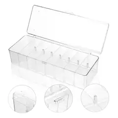 HYGGE - Caja de Almacenamiento Organizadora 8 Divisiones con Tapa
