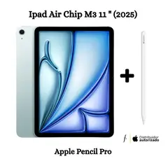 APPLE - Nuevo iPad Air 11 Chip M3 WiFi 128GB - Blue (2025) + Pencil Pro