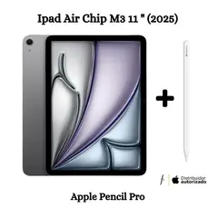 APPLE - Nuevo iPad Air 11 Chip M3 WiFi 128GB - SpaceGray + Pencil Pro