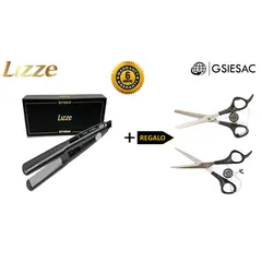 LIZZE - PACK PLANCHA EXTREME + TIJERA FILO DULCE + TIJERA ENTRESACADORA