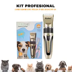 KEMEI - Maquina cortador de pelo de mascotas
