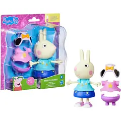 PEPPA PIG - Peppa Pig - Rebecca Liebre de 15cm con accesorios