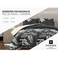 VENEZIA - Set Edredón 2Pz Piel de Ángel con Carnero + Sabanas y Fundas 100 % Calidad