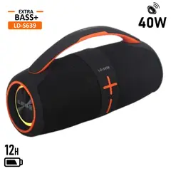 LIDIMI - Parlante Portátil Bluetooth 40 Watts LD-S639 XBASS Negro
