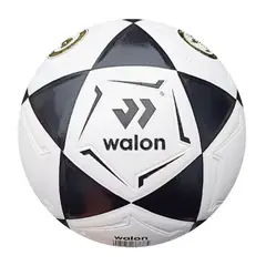 WALON - Pelota de Futbol # 5 - PU Blanco/negro
