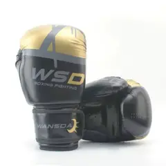 GENERICO - Guante De Box Profesional 14 Onzas WSD negro Fitness
