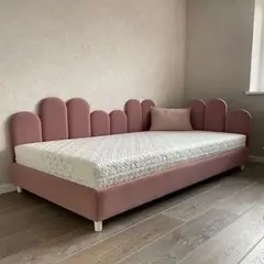 GENERICO - CAMA CORNER SOFIA 1PLZY MEDIA COLOR ROSA ARMABLE