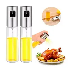 GENERICO - Rociador de aceite de acero inoxidable 2 unidades