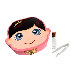 GENERICO - CAJA ROSADO DE MADERA PARA DIENTES DE BEBÉ