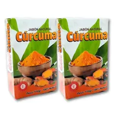 GENERICO - 2 Jabón de Cúrcuma Natural 220g