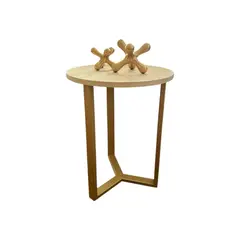 MAP DESIGN HOME - Mesa Auxiliar Lateral Trento 45x45x56 cm