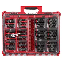 MILWAUKEE - Juego de 31 dados SHOCKWAVE Impact Duty™de 1/2" PACKOUT
