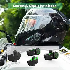 FREEDCONN - Auriculares KY Casco Motocicleta BLUETOOTH 5.2