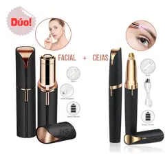 OEM - DUO Depilador Facial + Depilador de Cejas Recargable