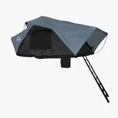 TERRA FORCE - Carpa de Techo Ranco 2-3 Personas Base Negro - Cubierta Azul