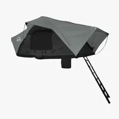 TERRA FORCE - Carpa de Techo Ranco 2-3 Personas Base Negro - Cubierta Verde Militar