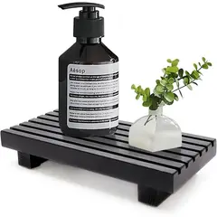MEGIMPERU - Bandeja Decorativa de Madera Organizador para Cocina Baño y Tocador