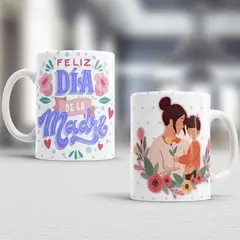 GENERICO - Taza de loza con diseño Día de la Madre 11oz