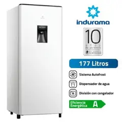 INDURAMA - Refrigeradora 177L Autofrost RI-289DBL - Blanco