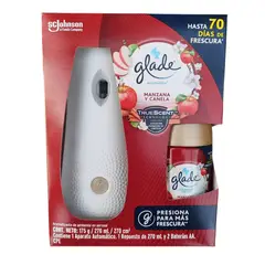 GLADE - Aromatizador Automático Manzana Canela 270ml