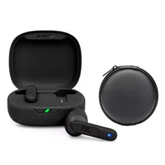 JBL - Audífonos Bluetooth Wave 300 Vibe Tws Negro y Estuche