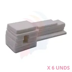 GENERICO - ALMOHADILLA COMPATIBLE L350L355L365L375L395L396L455L475L495 PAQ6 UNDS