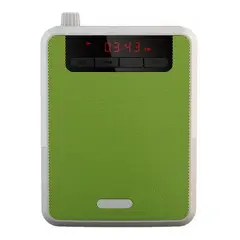 ITELSISTEM - Parlante Altavoz vincha Microfono Bluetooh Clases colegios verde