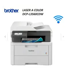 BROTHER - Impresora DCP-L3560CDW Wifi Multifuncional Laser color 3560