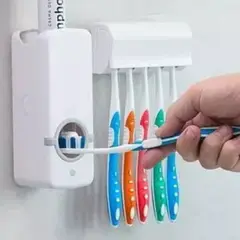GENERICO - Dispensador automatico de pasta dental porta cepillos