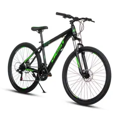 BEST - Bicicleta Bestia Aro 29 Aluminio 21V negro con verde