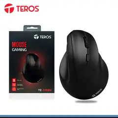 TEROS - Mouse TE-5169N, Inalámbrico Doble Modo: 2.4G+Bluetooth, 2400 DPI