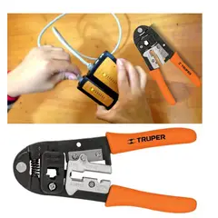 TRUPER - Ponchadora crimpeador De Cable Red Internet