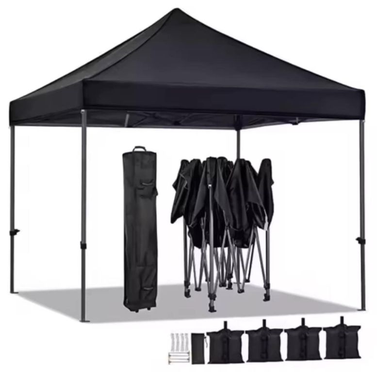 Toldo Plegable 3x3M Moderno Resistente Protección Solar para Eventos Ferias