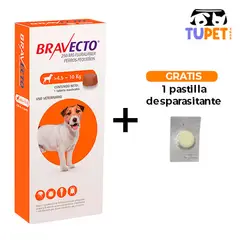BRAVECTO - Antipulgas Para Perro Masticable 4.5 - 10 Kg