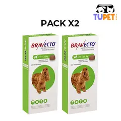 BRAVECTO - 10 A 20KG PACK X2