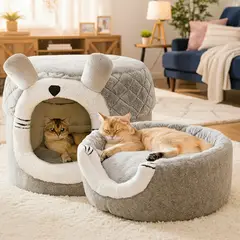 AMICATS - Cama Gato Convertible 2 en 1