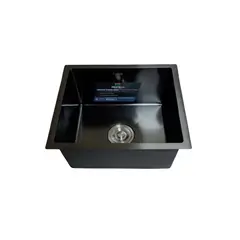 FRATELLI - LAVADERO DE COCINA ACERO INOXIDABLE NEGRO 50X40